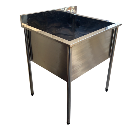 Tanque Aço Inox Com Cuba 50x53x40cm - 60x60x90cm - Cozinca