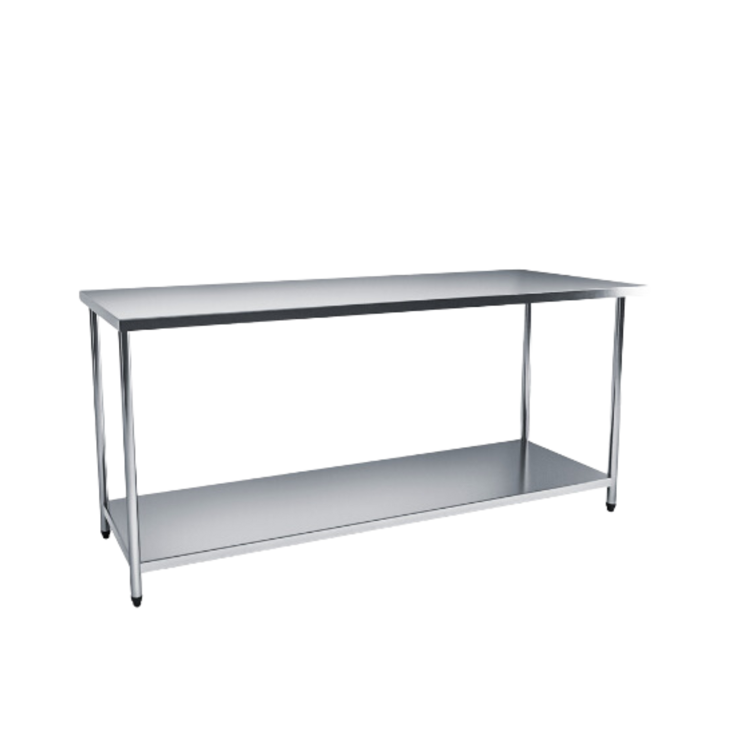 Mesa Aço Inox Industrial / Bancada De Apoio - 1,6m (160x60x90cm) -Cozinca