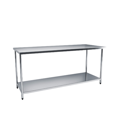 Mesa Aço Inox Industrial / Bancada De Apoio - 1,6m (160x60x90cm) -Cozinca